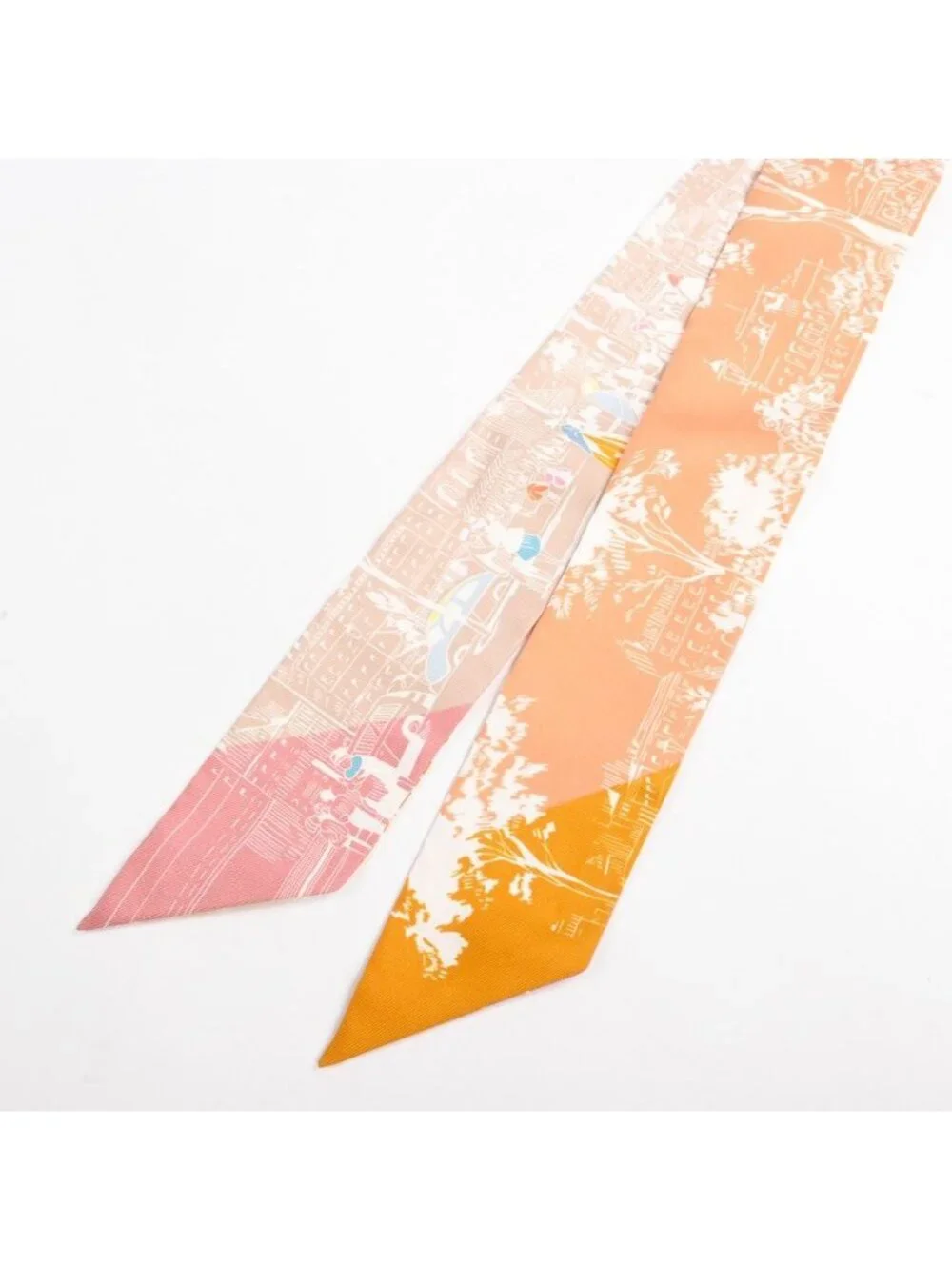 Hermes Scarf Twilly Scarves Orange
